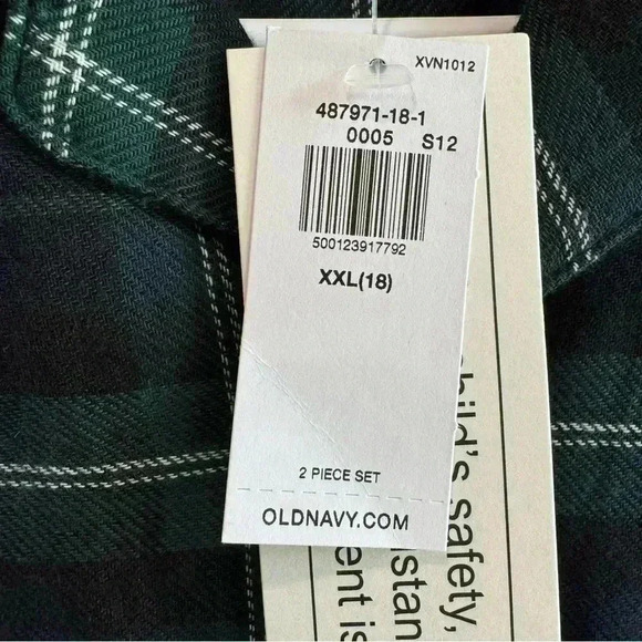 Old Navy Jingle Jammies Set Gender Neutral Children’s XXL 18 Christmas Holiday - Picture 3 of 8